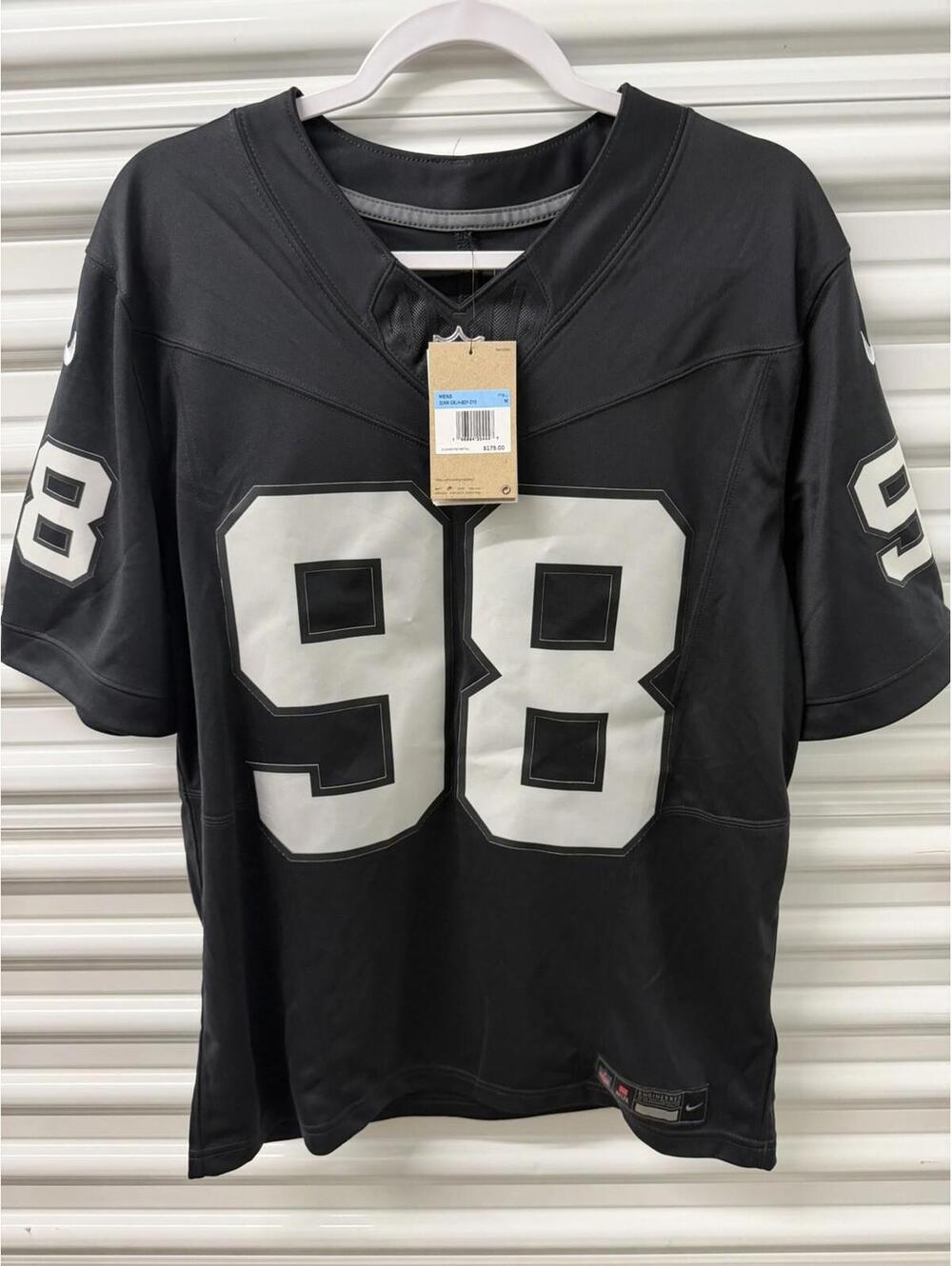 Maxx Crosby Las Vegas Raiders Nike Vapor Limited Jersey Medium New